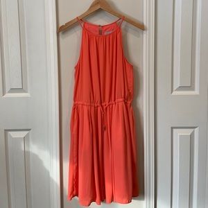 Salmon Pink Banana Republic Mini Dress